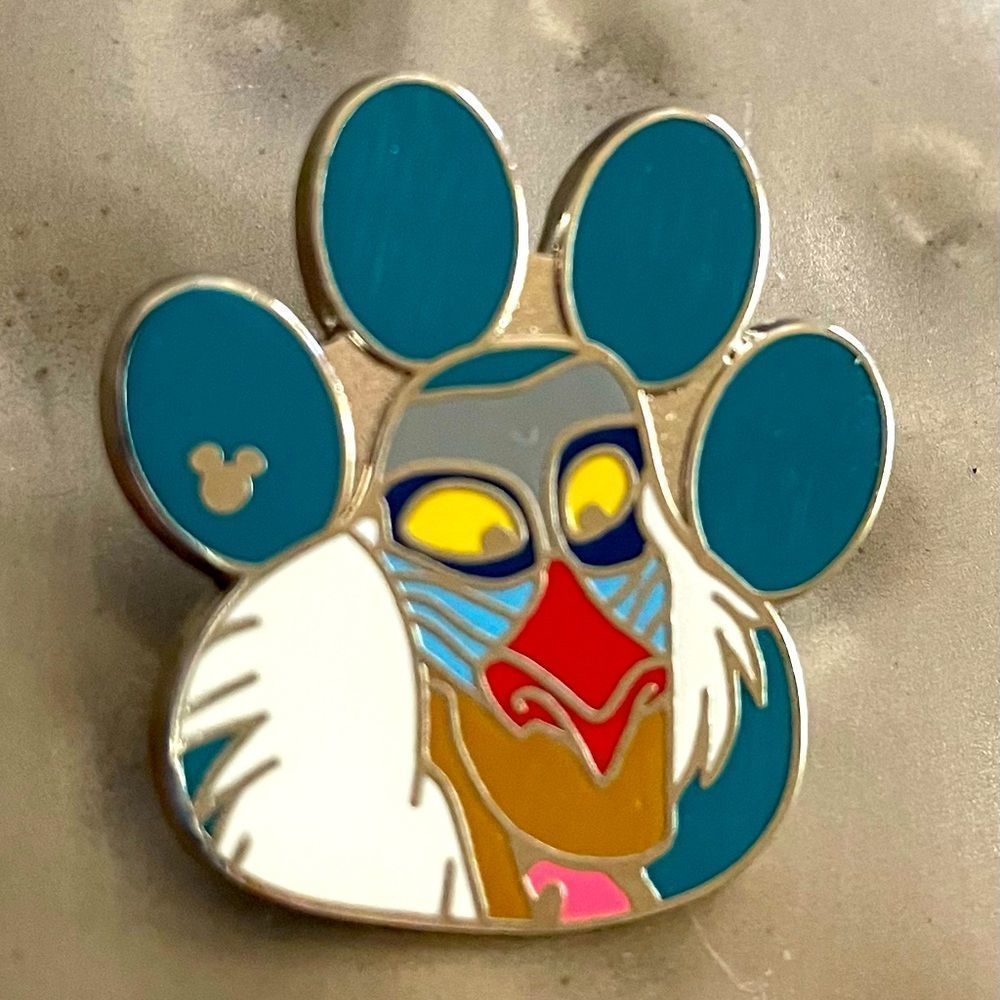 Disney Rafki From Loin King Paw 🐾 Print 2017 Hidden Mickey Pin